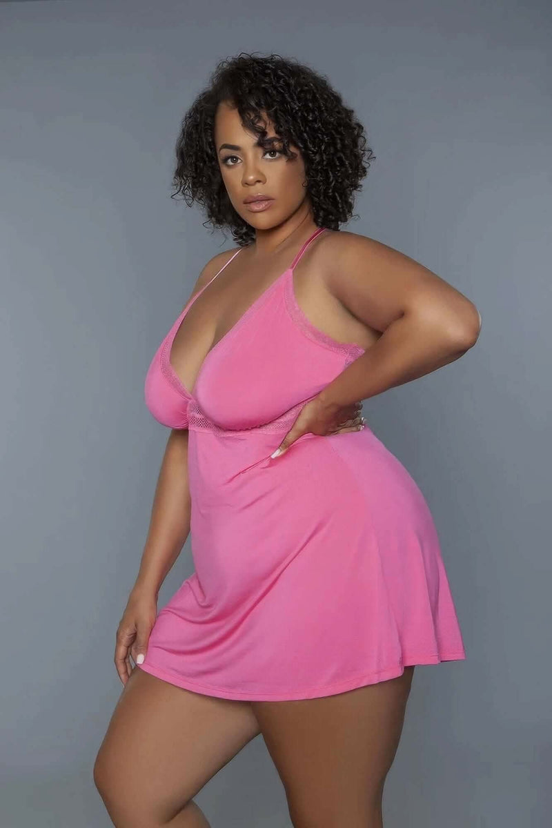 1 Pc Mini-length Babydoll - Fit Me For 20