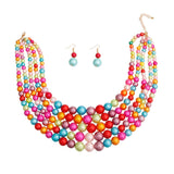 Rainbow Pearl 5 Strand Set - Fit Me For 20