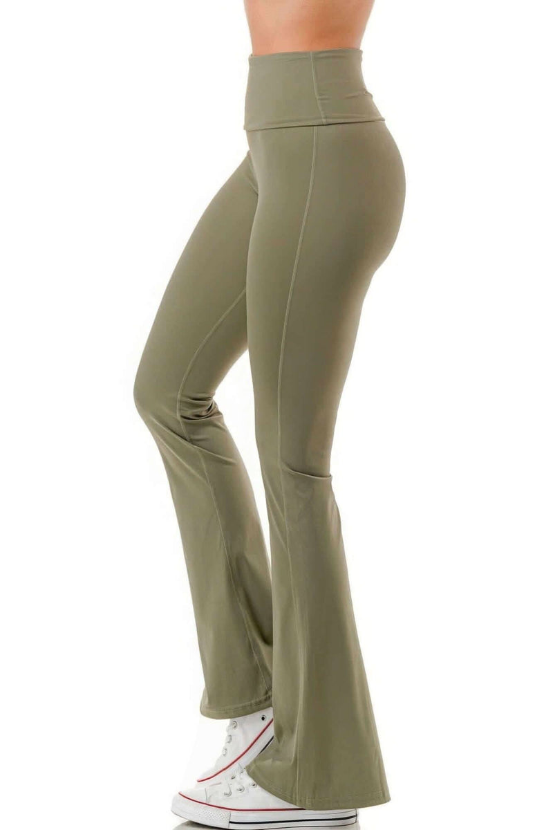 Super High Waist Premium Yoga Flare Pants - Fit Me For 20