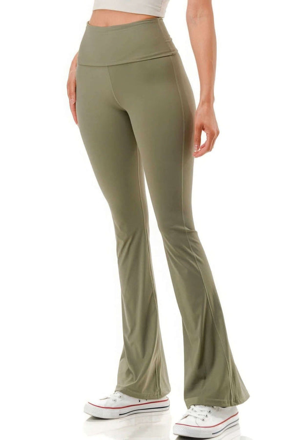 Super High Waist Premium Yoga Flare Pants - Fit Me For 20