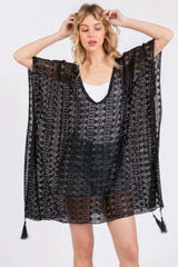 Crochet Lace Tassel Cover Up - Fit Me For 20