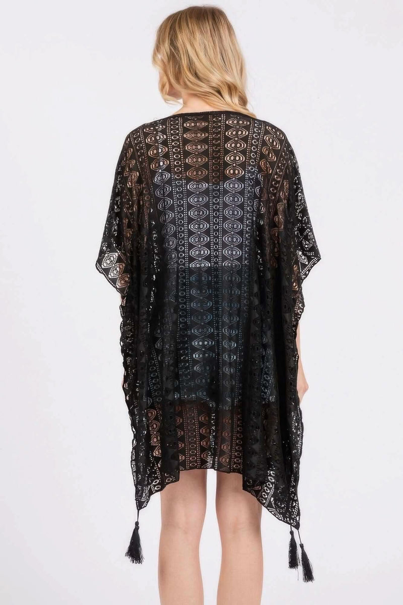 Crochet Lace Tassel Cover Up - Fit Me For 20
