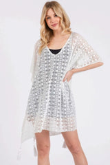 Crochet Lace Tassel Cover Up - Fit Me For 20