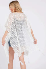 Crochet Lace Tassel Cover Up - Fit Me For 20