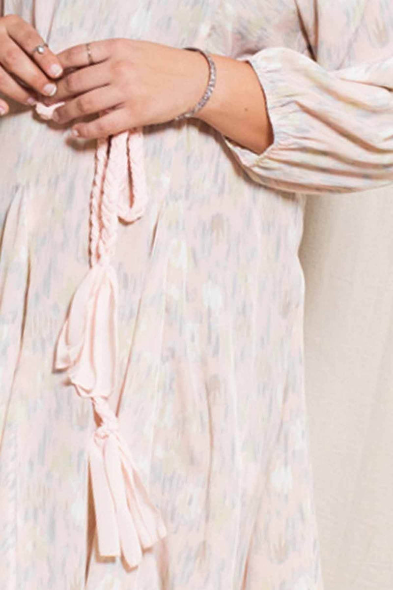 Abstract Printed Mini Swing Woven Dress - Fit Me For 20