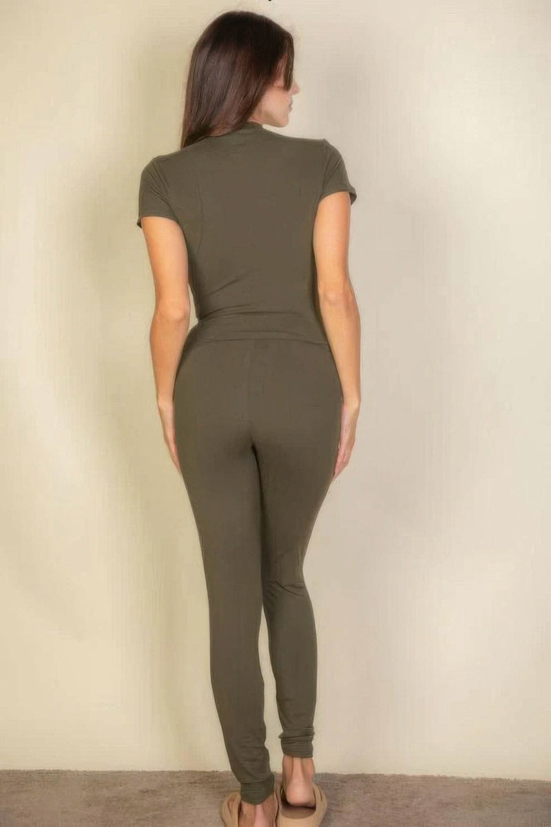 Basic Solid Leggings - Fit Me For 20