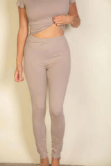Basic Solid Leggings - Fit Me For 20
