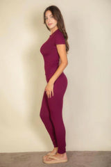 Basic Solid Leggings - Fit Me For 20