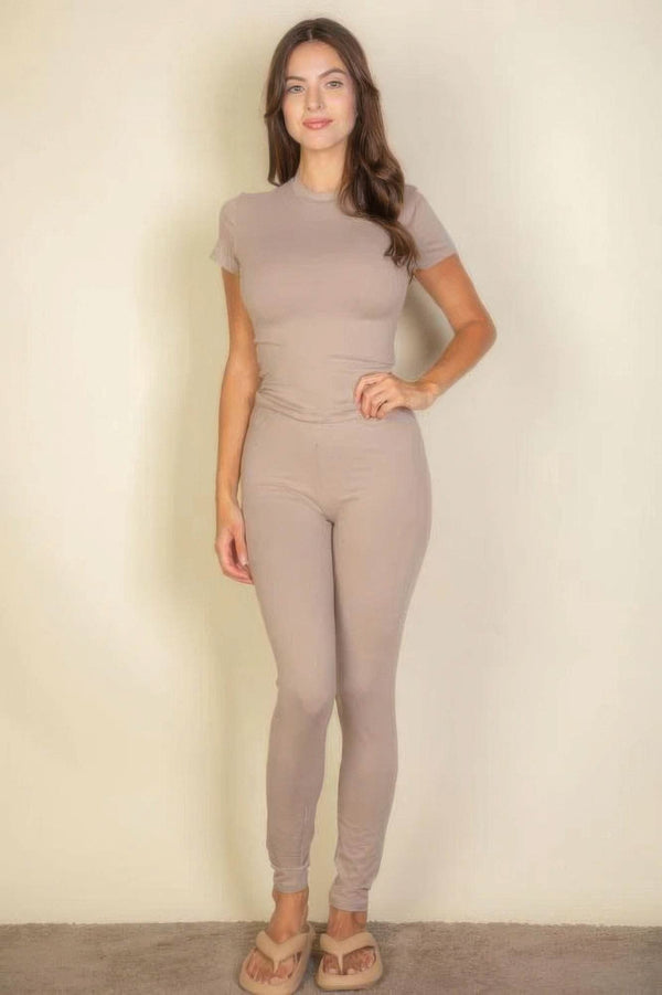 Basic Solid Leggings - Fit Me For 20