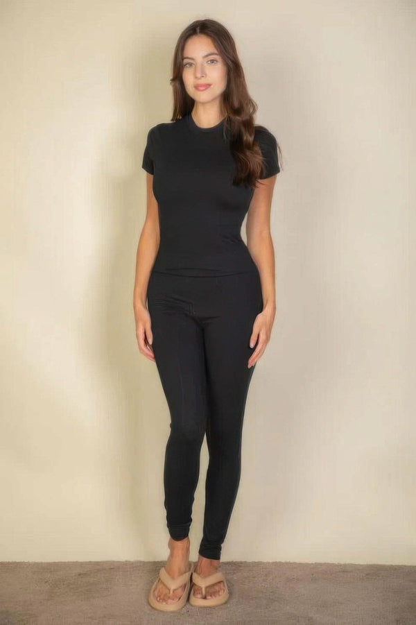 Basic Solid Leggings - Fit Me For 20