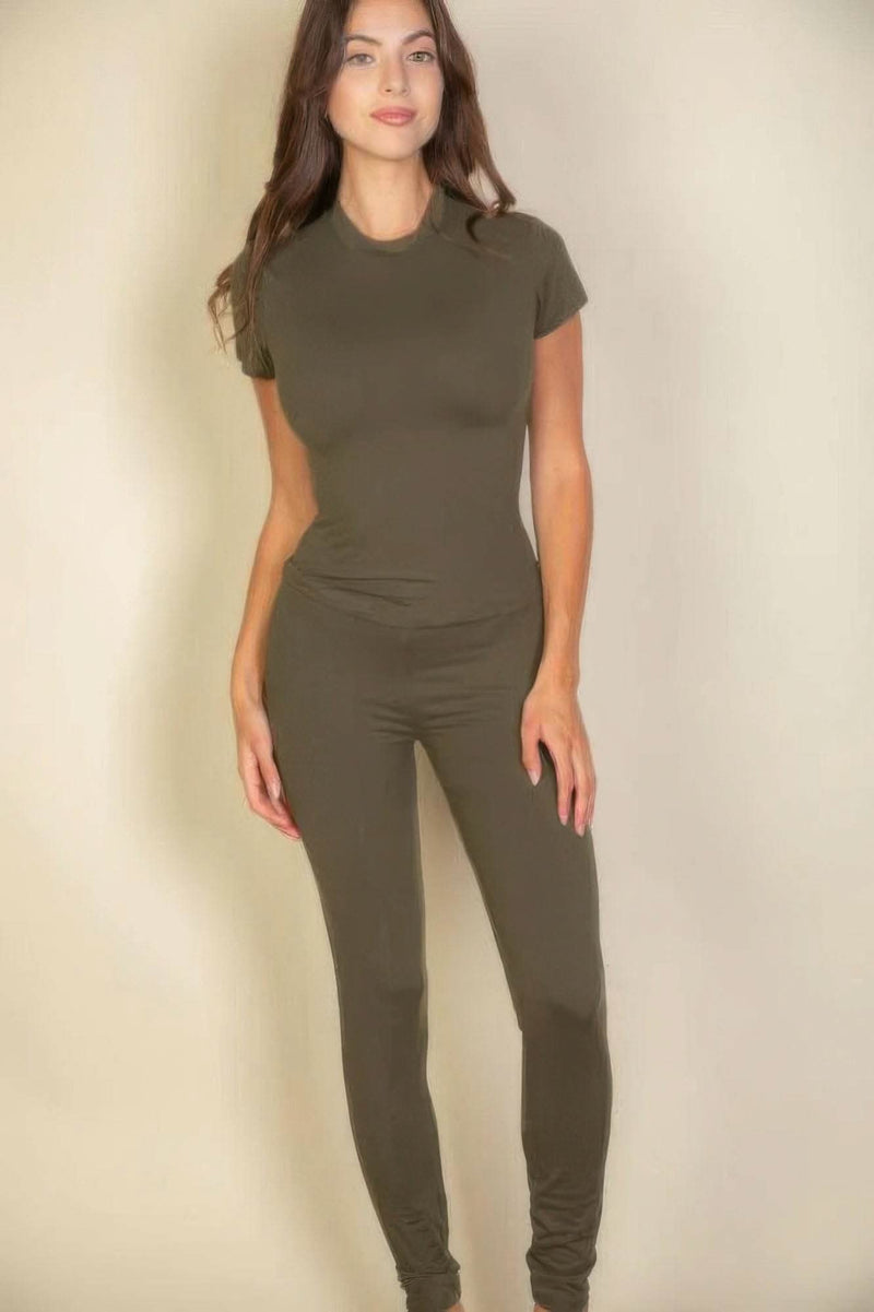 Basic Solid Leggings - Fit Me For 20