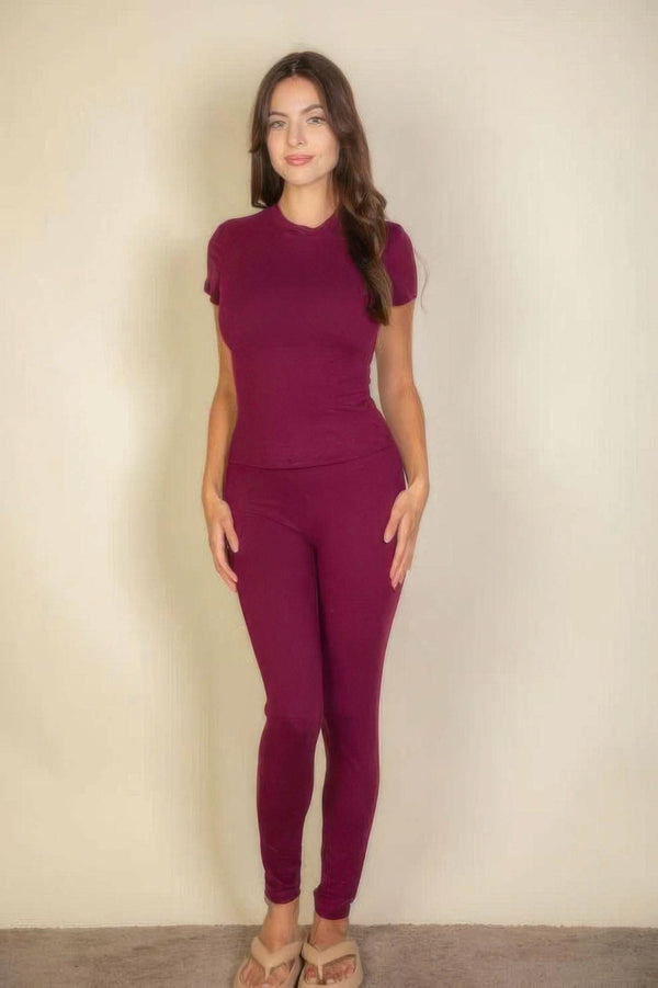 Basic Solid Leggings - Fit Me For 20
