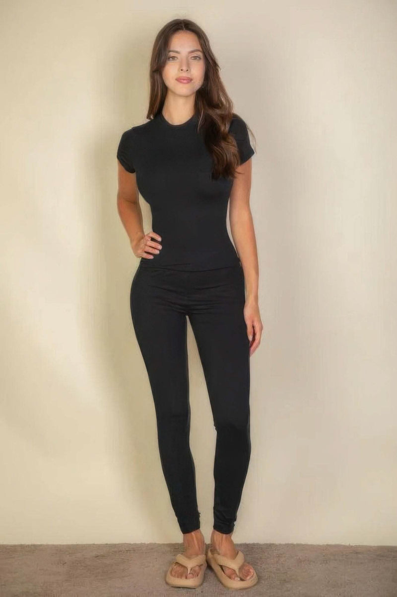 Basic Solid Leggings - Fit Me For 20