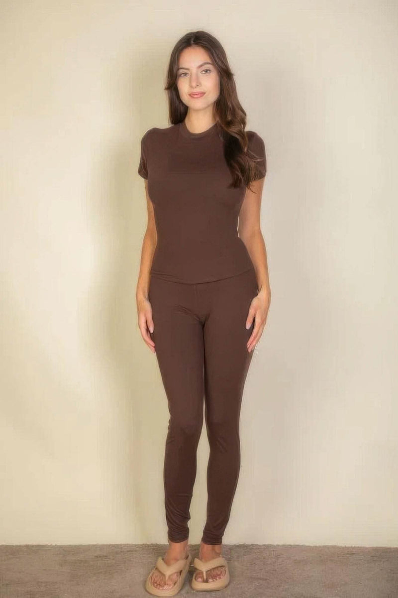 Basic Solid Leggings - Fit Me For 20