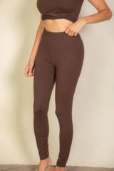 Basic Solid Leggings - Fit Me For 20