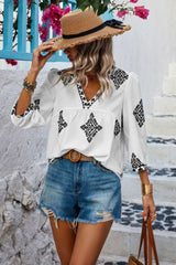 Boho Breeze Embroidered Top - Fit Me For 20