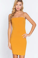 Cami Heavy Rib Mini Dress - Fit Me For 20