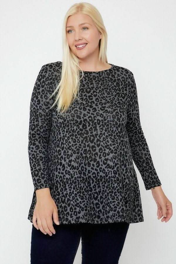 Cheetah Print Tunic - Fit Me For 20
