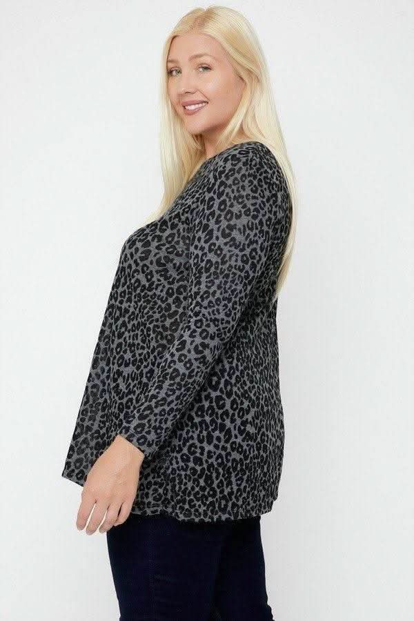 Cheetah Print Tunic - Fit Me For 20