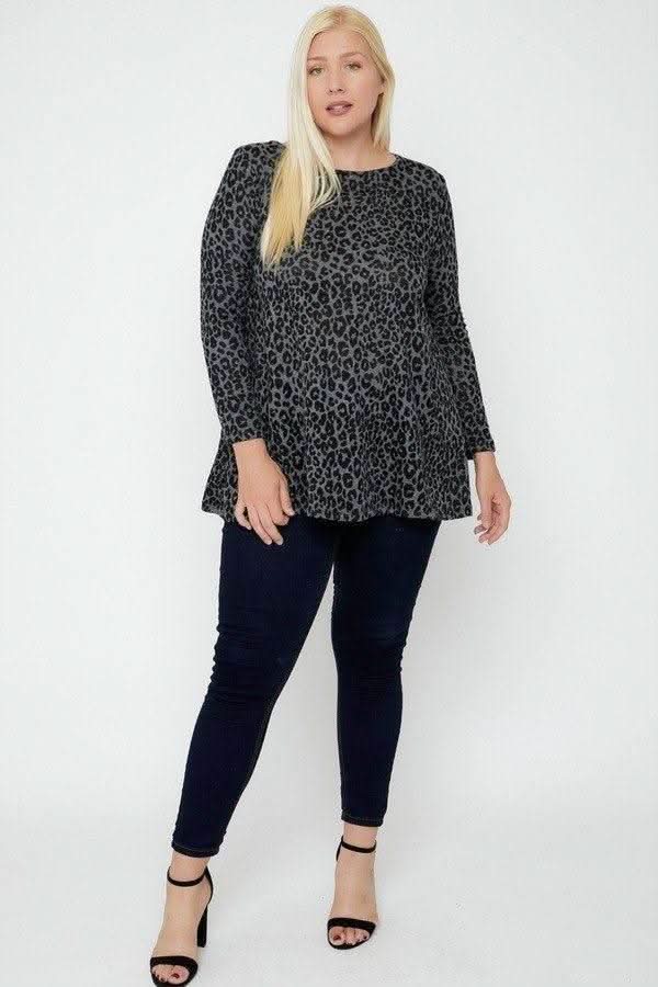 Cheetah Print Tunic - Fit Me For 20