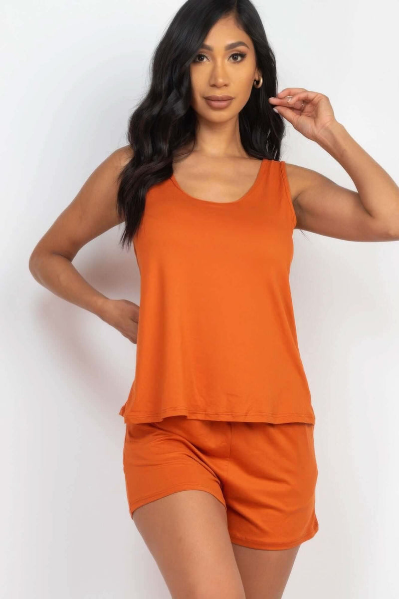 Comfy Tank Top & Shorts Set - Fit Me For 20