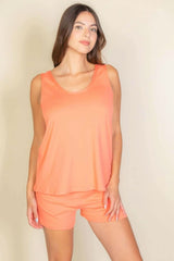 Comfy Tank Top & Shorts Set - Fit Me For 20