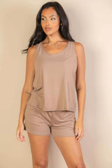Comfy Tank Top & Shorts Set - Fit Me For 20