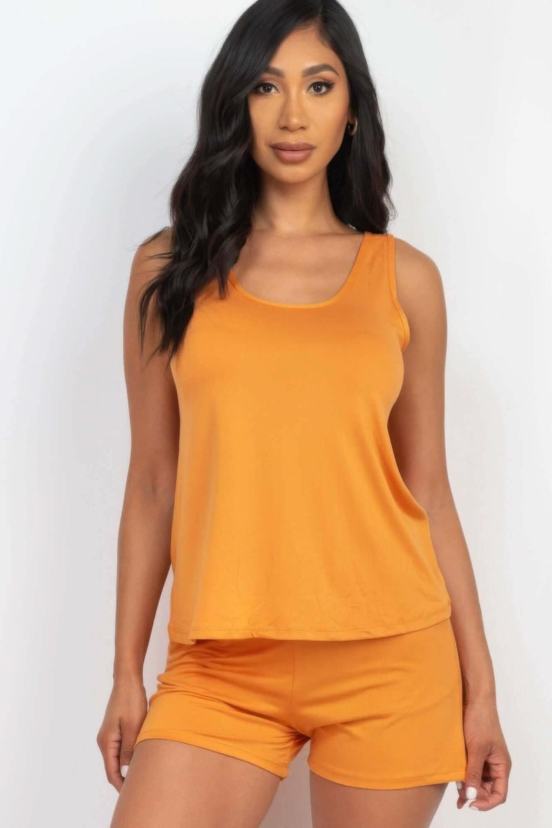 Comfy Tank Top & Shorts Set - Fit Me For 20