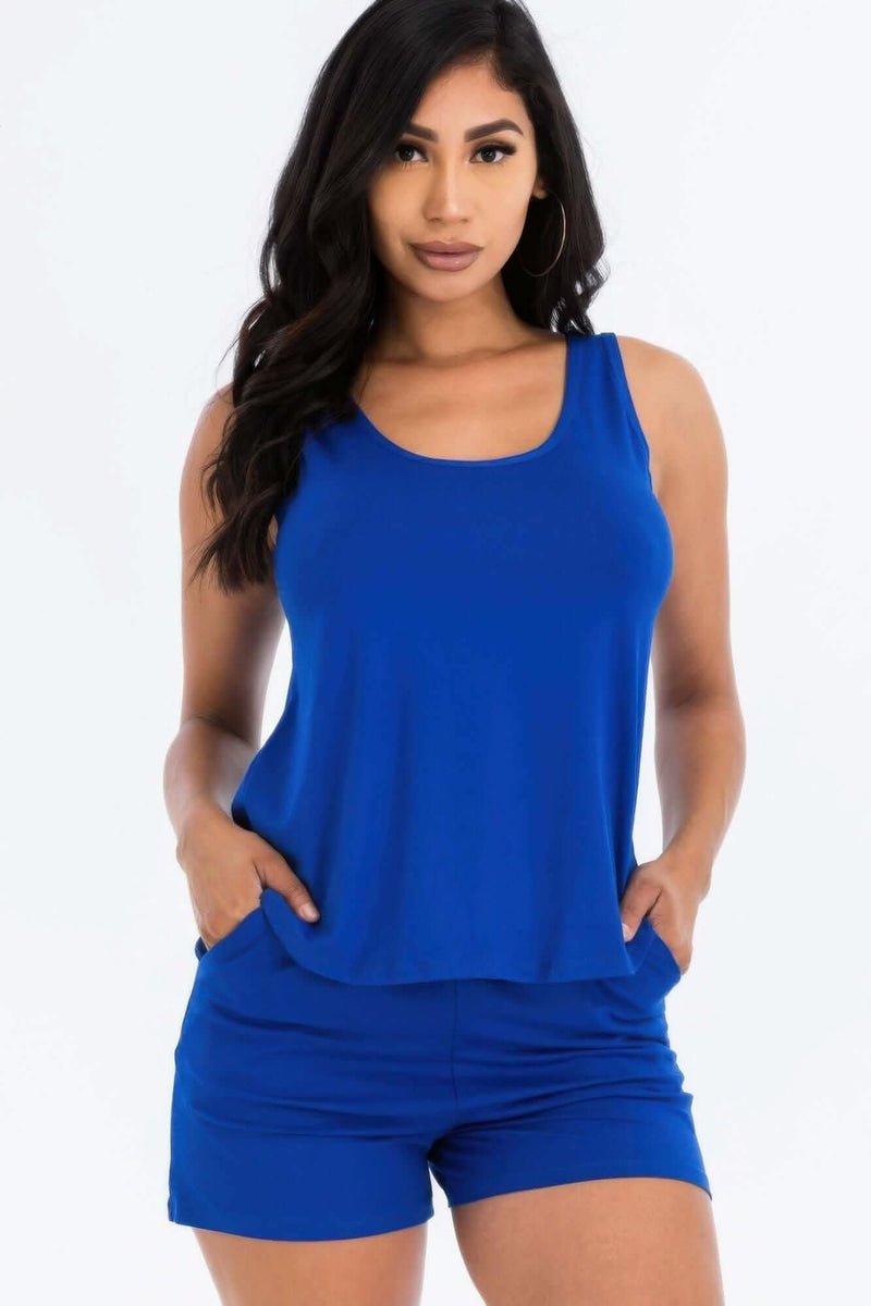 Comfy Tank Top & Shorts Set - Fit Me For 20