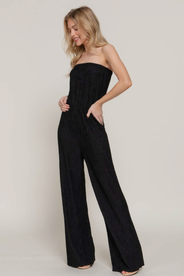 Crinkle Knit Tube Jumpsuit - Fit Me For 20