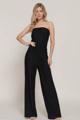Crinkle Knit Tube Jumpsuit - Fit Me For 20