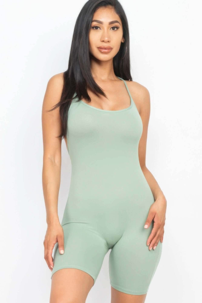 Crossback Bodycon Romper - Fit Me For 20