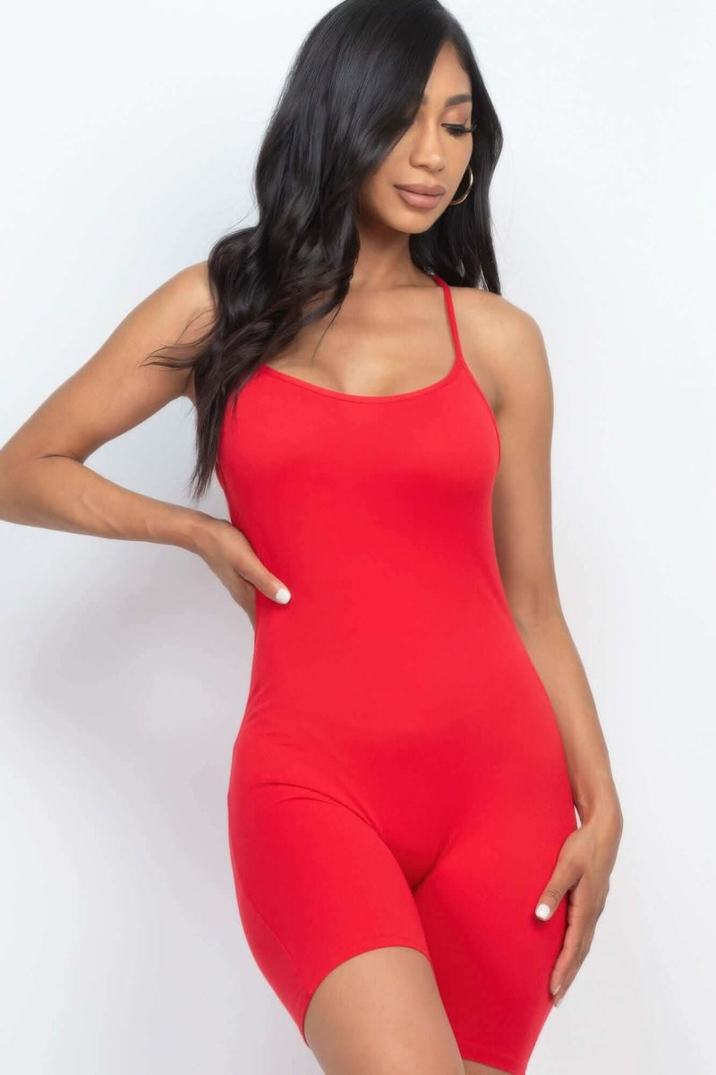 Crossback Bodycon Romper - Fit Me For 20