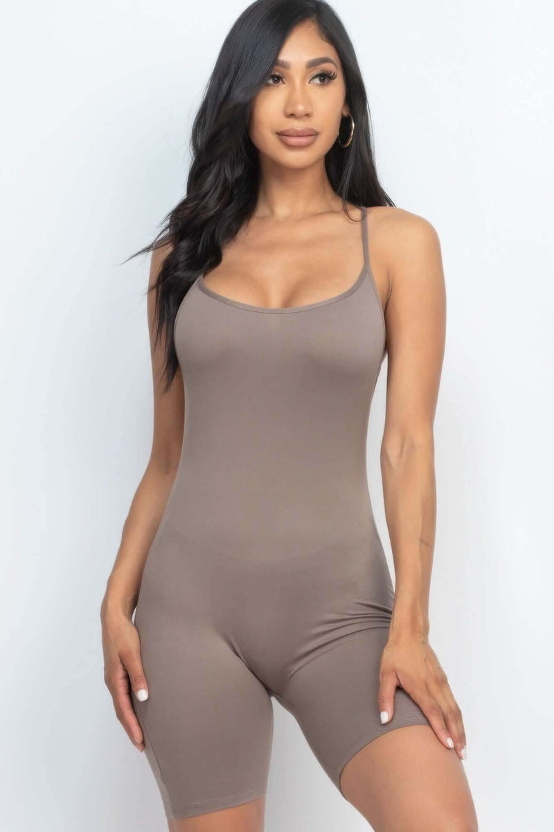 Crossback Bodycon Romper - Fit Me For 20