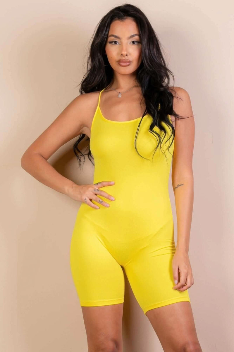 Crossback Bodycon Romper - Fit Me For 20