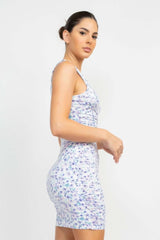 Ditsy Floral Ruching Dress - Fit Me For 20