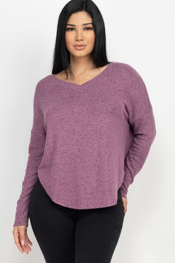 Dolman Sleeve Cozy Top - Fit Me For 20