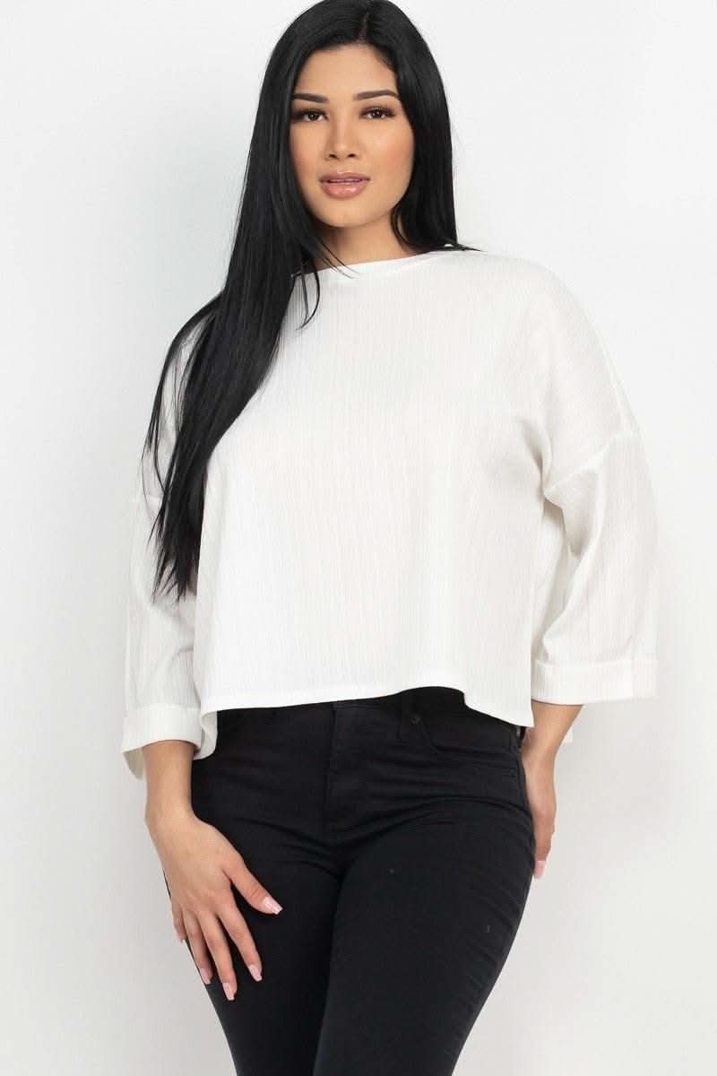 Drop Shoulder Top - Fit Me For 20