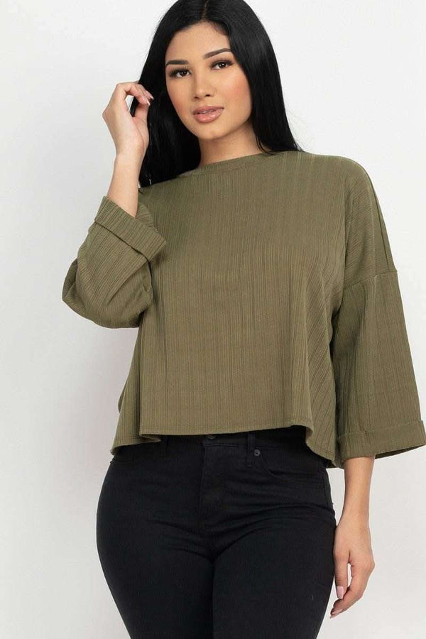 Drop Shoulder Top - Fit Me For 20