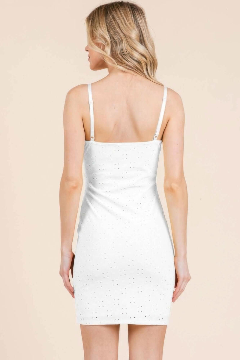 Eyelet Mini Dress - Fit Me For 20