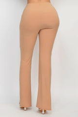 Fit And Flare Elastic Casual Pants - Fit Me For 20