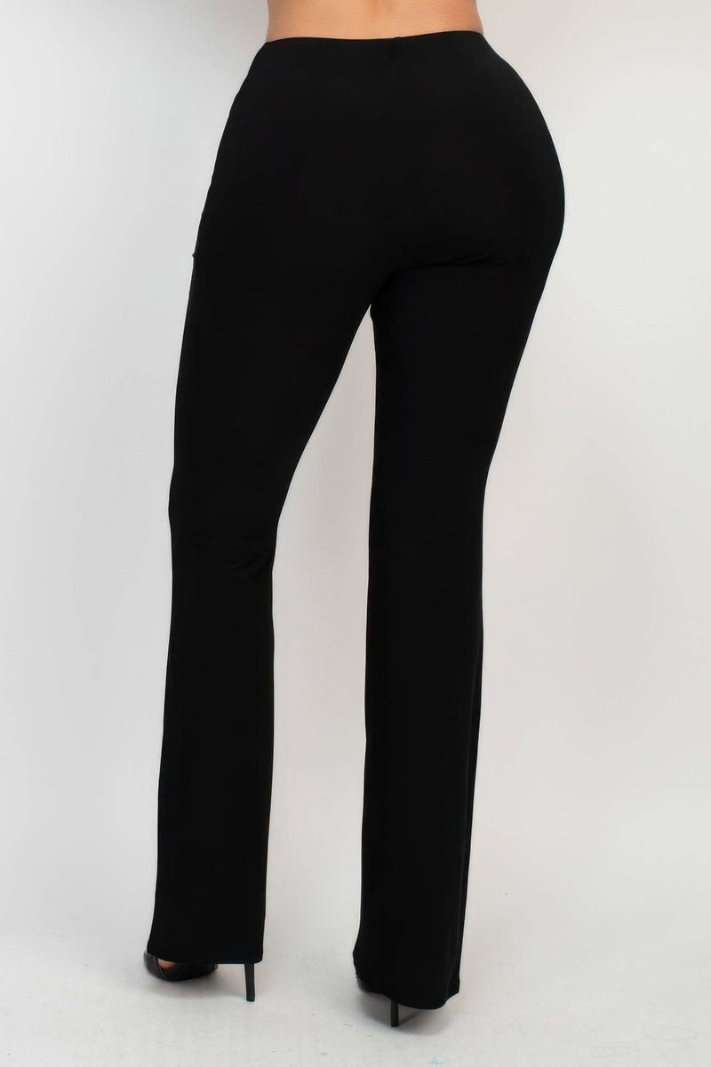 Fit And Flare Elastic Casual Pants - Fit Me For 20
