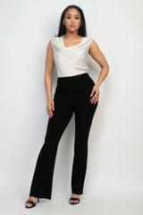 Fit And Flare Elastic Casual Pants - Fit Me For 20