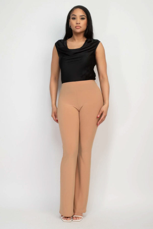 Fit And Flare Elastic Casual Pants - Fit Me For 20