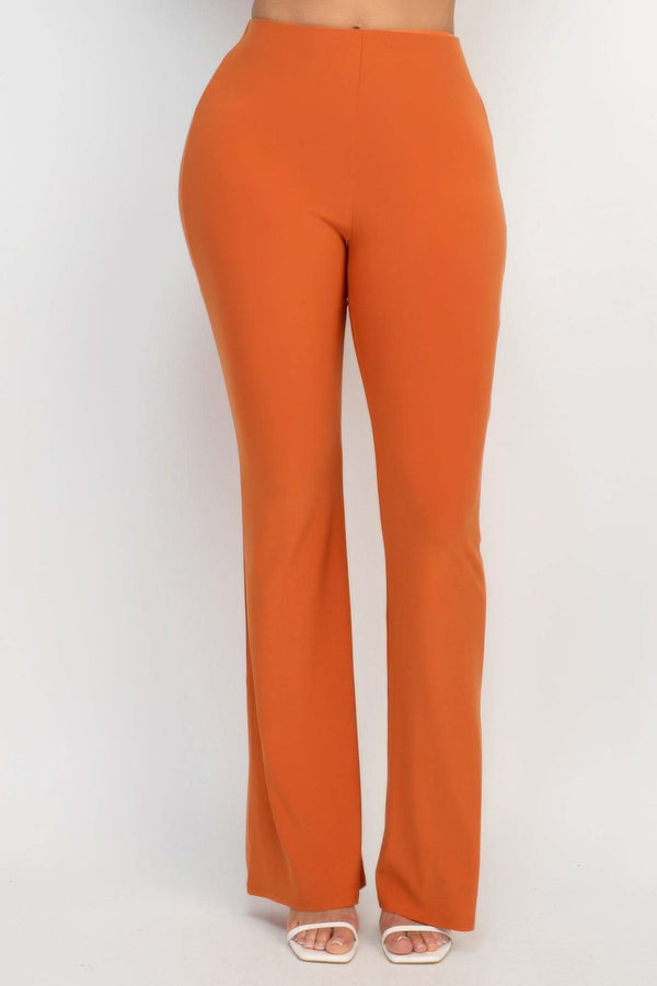 Fit And Flare Elastic Casual Pants - Fit Me For 20