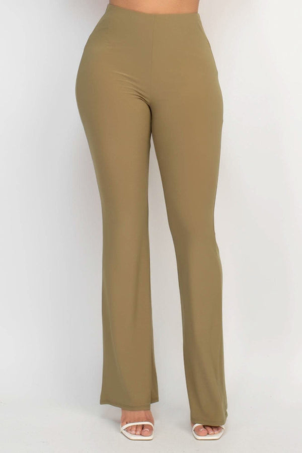 Fit And Flare Elastic Casual Pants - Fit Me For 20