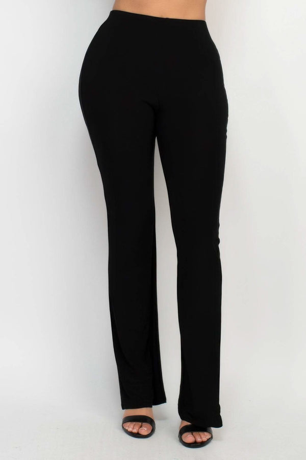 Fit And Flare Elastic Casual Pants - Fit Me For 20