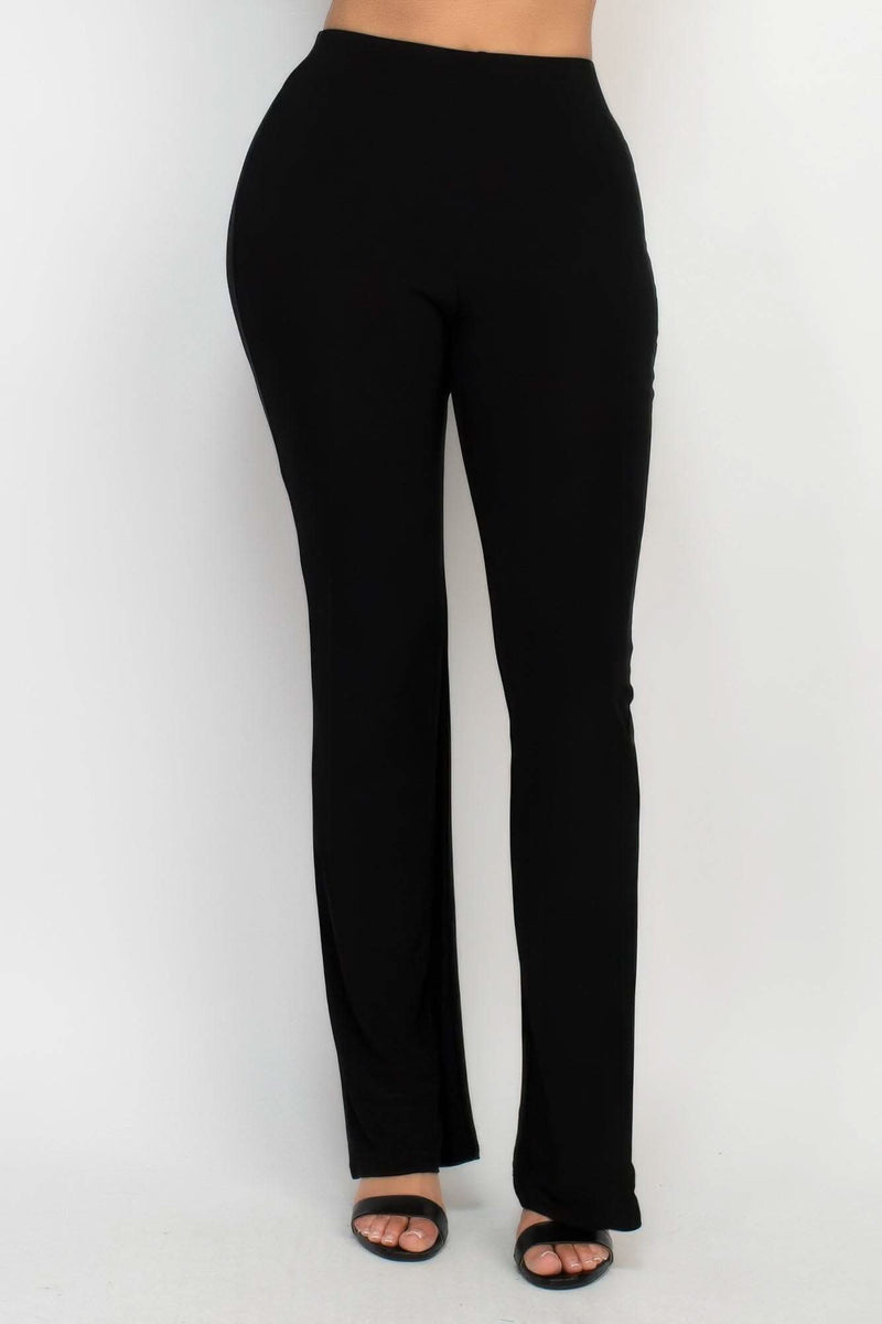 Fit And Flare Elastic Casual Pants - Fit Me For 20