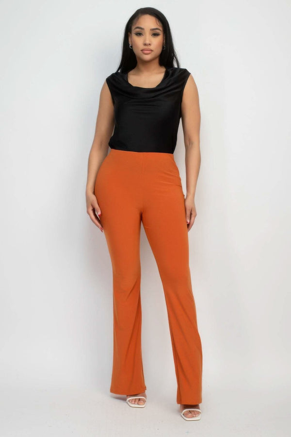 Fit And Flare Elastic Casual Pants - Fit Me For 20