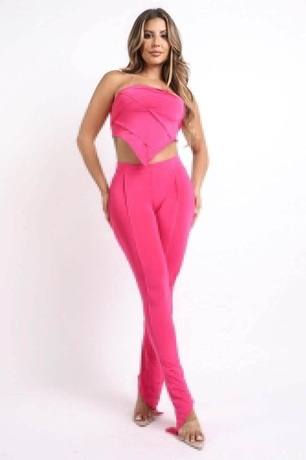 Handkerchief Tube Top Set - Fit Me For 20